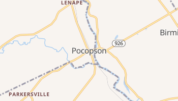 Pocopson, Pennsylvania map