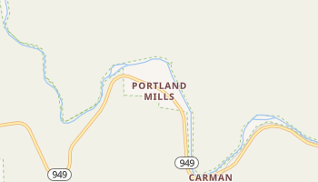 Portland Mills, Pennsylvania map