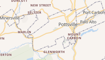 Pottsville, Pennsylvania map