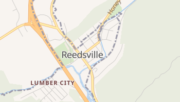 Reedsville, Pennsylvania map
