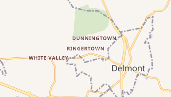Ringertown, Pennsylvania map
