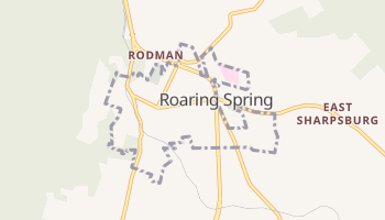 Roaring Spring, Pennsylvania map