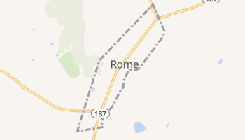 Rome, Pennsylvania map