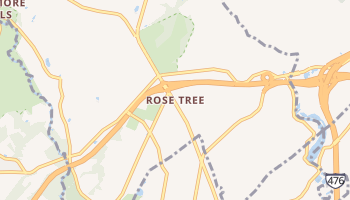Rose Tree, Pennsylvania map
