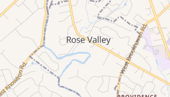 Rose Valley, Pennsylvania map