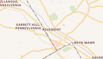 Rosemont, Pennsylvania map