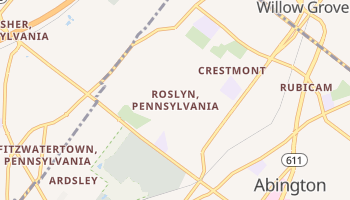 Roslyn, Pennsylvania map