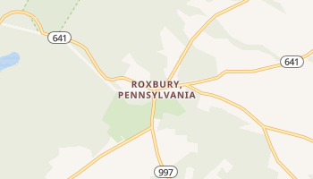 Roxbury, Pennsylvania map