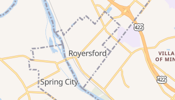 Royersford, Pennsylvania map