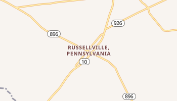 Russellville, Pennsylvania map