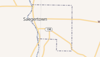 Saegertown, Pennsylvania map