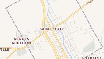 Saint Clair, Pennsylvania map