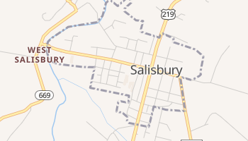 Salisbury, Pennsylvania map