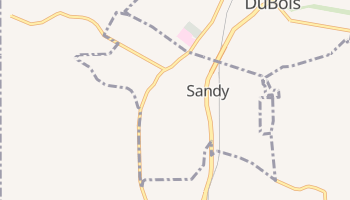 Sandy, Pennsylvania map