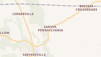 Sarver, Pennsylvania map