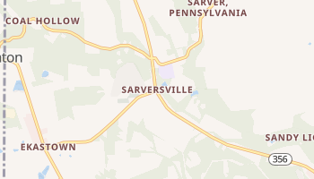 Sarversville, Pennsylvania map