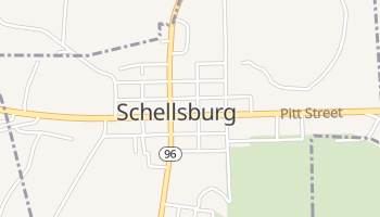 Schellsburg, Pennsylvania map