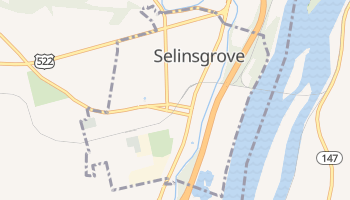 Selinsgrove, Pennsylvania map