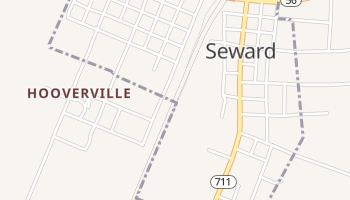Seward, Pennsylvania map