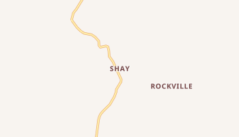 Shay, Pennsylvania map