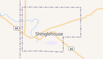 Shinglehouse, Pennsylvania map