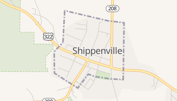 Shippenville, Pennsylvania map