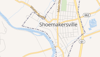 Shoemakersville, Pennsylvania map