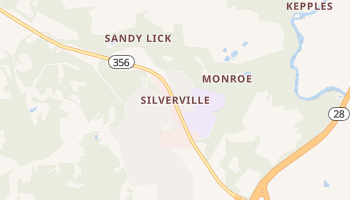 Silverville, Pennsylvania map