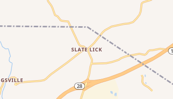 Slate Lick, Pennsylvania map
