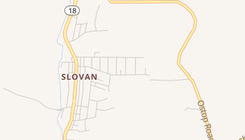 Slovan, Pennsylvania map
