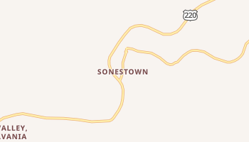 Sonestown, Pennsylvania map