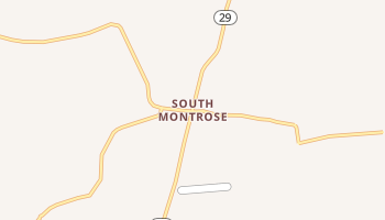 South Montrose, Pennsylvania map