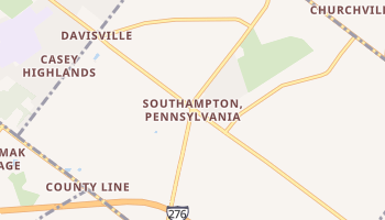 Southampton, Pennsylvania map