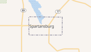 Spartansburg, Pennsylvania map