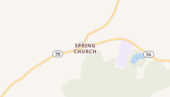 Spring Church, Pennsylvania map