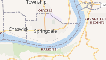 Springdale, Pennsylvania map