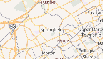Springfield, Pennsylvania map