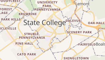 State College, Pennsylvania map