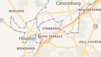 Strabane, Pennsylvania map