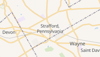 Strafford, Pennsylvania map