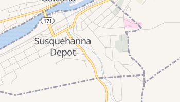 Susquehanna, Pennsylvania map