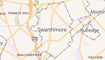 Swarthmore, Pennsylvania map