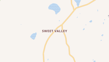 Sweet Valley, Pennsylvania map