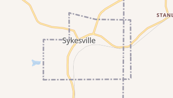 Sykesville, Pennsylvania map
