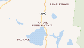 Tafton, Pennsylvania map