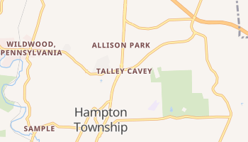 Talley Cavey, Pennsylvania map