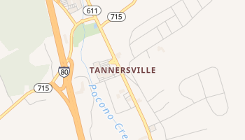 Tannersville, Pennsylvania map