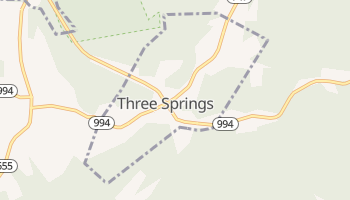 Three Springs, Pennsylvania map