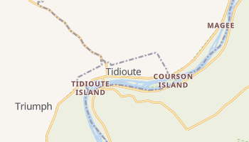 Tidioute, Pennsylvania map