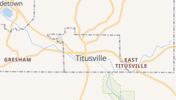 Titusville, Pennsylvania map